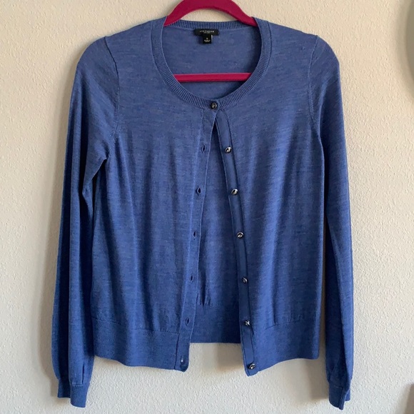 Ann Taylor Sweaters - Ann Taylor Cardigan with Gray Rhinestone Buttons